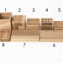 Desk Organizer Choose Your Boxes, Organization, Wooden Desk Organizer, Birthday Gift For Dad, Organization Him - thumbnail 3