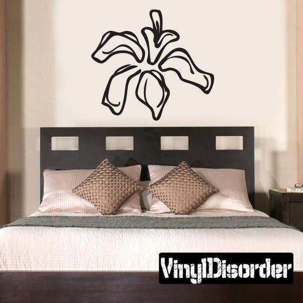 Flower Vinyl Wall Decal Or Car Sticker - Mv008Et - image 1
