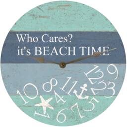 Beach Time Whatever Clock - Who Cares It's Clock - thumbnail 3
