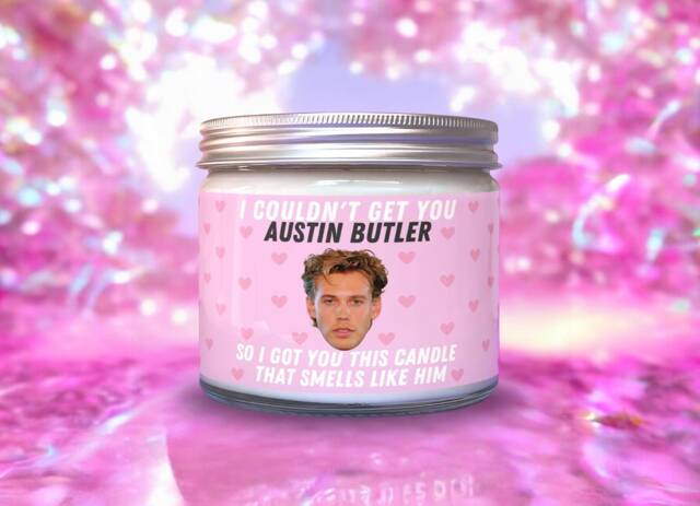 Austin Butler Scented Soy Wax Candle Funny Novelty Gift - image 1
