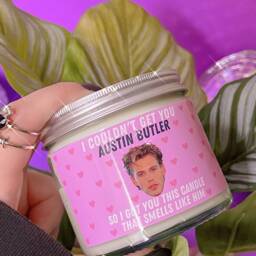 Austin Butler Scented Soy Wax Candle Funny Novelty Gift - thumbnail 2