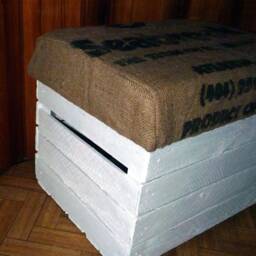 Apple Box As A Stool With Storage - thumbnail 3