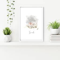 Coastal Boho Prints For Bathroom Decor With Frames, Seashell 3 Piece Wall Art Prints, Spa Decor Framed Art, Relaxation Gift Women - thumbnail 3
