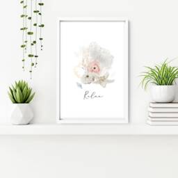 Coastal Boho Prints For Bathroom Decor With Frames, Seashell 3 Piece Wall Art Prints, Spa Decor Framed Art, Relaxation Gift Women - thumbnail 2