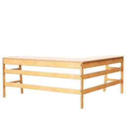 Large L-Shaped Corner Desk, Extra Deep Office Reversible, Mid-Century Modern Home - thumbnail 4