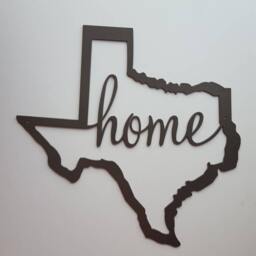 Texas Wall Decor. Home. Metal Texas. Silhouette. Home Birthday Or Christmas Gift - thumbnail 2