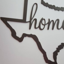 Texas Wall Decor. Home. Metal Texas. Silhouette. Home Birthday Or Christmas Gift - thumbnail 3