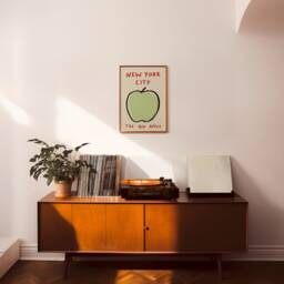 New York City Unframed Print - Nyc Poster Big Apple Art Travel Prints Living Room Decor - thumbnail 1