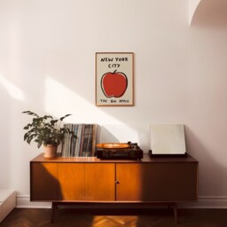New York City Unframed Print - Nyc Poster Big Apple Art Travel Prints Living Room Decor - thumbnail 2