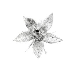 Hummingbird On Columbine Flower, Each Is Life Size, Sculpted & Cast By Don Norris With Lead Free Pewter in Tucson, Arizona - thumbnail 3