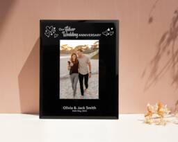Silver Anniversary Gifts, Personalised Photo Frame, 25Th Frame , Wedding Frame Couple 6x4 Or7x5