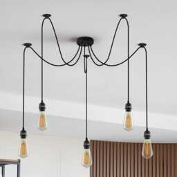 Spider Pendant Chandelier Modern Industrial Ceiling Light, Adjustable - thumbnail 4