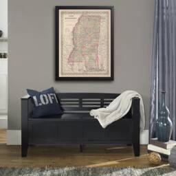 Mississippi Map - Vintage Of Fine Art Print Gift - thumbnail 4