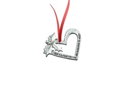 5 Year Anniversary Christmas Tree Ornament - Reads Our 5Th As Husband & Wife