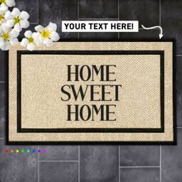 Create A Warm & Inviting Entrance With Personalized Custom Text Doormat