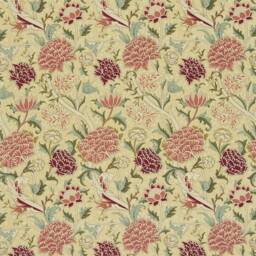 Morris & Co Cray Door Curtain Biscuit Brick