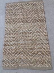 "Jute Rug, Kitchen Floor Mat, Area Outdoor Rugs, Rustic Woven Hemp, Bathroom Thick Textured Sturdy Rug 36""x22" - thumbnail 1