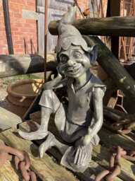 Resin Thinking Pixie Garden Ornament - thumbnail 1