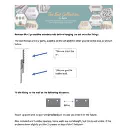 Unique Wood Wall Decor - Painted Metallic Sage, Blue & Champagne Gold Dowels - thumbnail 4