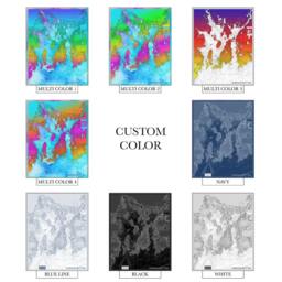 Narragansett Bay Chart Art Print Photo, Matte, Or Canvas Giclee - thumbnail 4