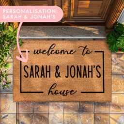 Insert Name Here Doormat - Custom Coir Mat With Your Grandparents Welcome Door Home Decor Personalized For - thumbnail 3