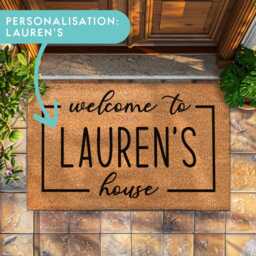 Insert Name Here Doormat - Custom Coir Mat With Your Grandparents Welcome Door Home Decor Personalized For - thumbnail 2