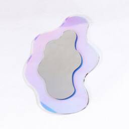 Mini Or Small Wiggly Life Reflector - Wavy Acrylic Mirror Wiggly Amorphic Retro Object - thumbnail 2