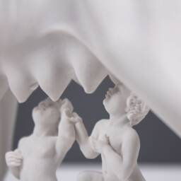 Capitoline Rome Wolf Statue - Romulus & Remus With She-Wolf Animal Sculpture - 15 cm/5.9 Inch - thumbnail 4