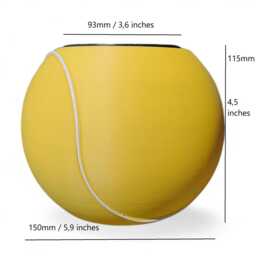 Padel Tennis Ball Planter - Sports Home Decor Unique Gift - thumbnail 4