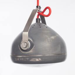 No.5 Vintage Headlight in Grey - Hanging Lamp Spotlight Industrial Lighting - thumbnail 3