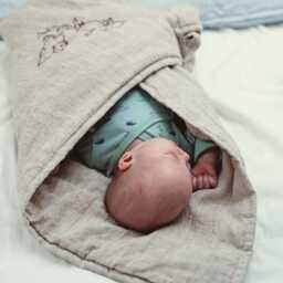 Custom Linen Bedding Embroidery Service Personalized Baby & Wedding Gifts - Us Duty Paid - thumbnail 2