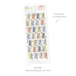 Train Engines - Peel-And-stick Wall Decals Away We Go Mej - thumbnail 4