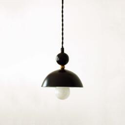 Modern Pendant Light Lamp Mid Century Ceiling Black Lighting Brass Foyer