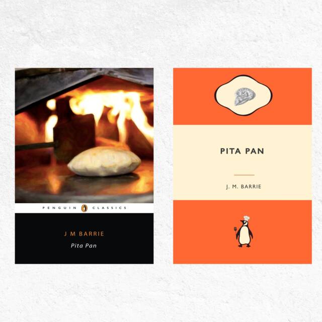 Pita Pan Penguin Classic Cover Poster, Book Lover Gift - image 1