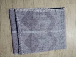 Hand Stitched Kantha Quilt, Handmade Indian Cotton Bedspread, Queen Size - thumbnail 1