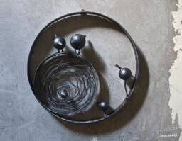 Industrial Metal Bird Wall Sculpture, Iron Anniversary Gift By The Steel Style Things - thumbnail 1