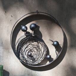 Industrial Metal Bird Wall Sculpture, Iron Anniversary Gift By The Steel Style Things - thumbnail 4