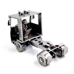 Handmade Truck Figurine Gift For Vehicle Enthusiasts Creative Metal Art Fathers Mechanics & Boyfriends - thumbnail 3