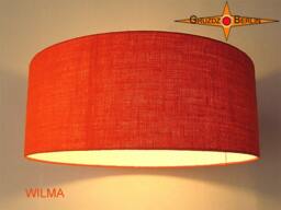 Orange Lampshade Wilma ??50 cm Of Jute - thumbnail 1