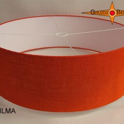Orange Lampshade Wilma ??50 cm Of Jute - thumbnail 3
