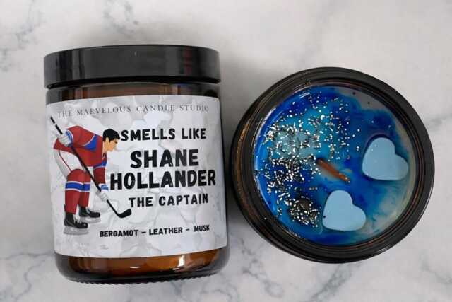 The Captain Candle - Hockey Romance Bergamot Leather Musk Enemies To Lovers Booktok - image 1