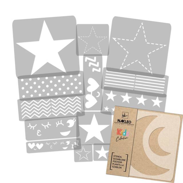 Star Wall Stencil Set Reusable Kids Room Decor Template - image 1