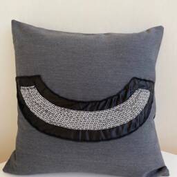 Grey Cushion Covers, Couch Cushions, Christmas Home Decor, Cushions Uk, Throw Pillow Covers, 40 X 40, Bedroom Metallic Chain - thumbnail 3