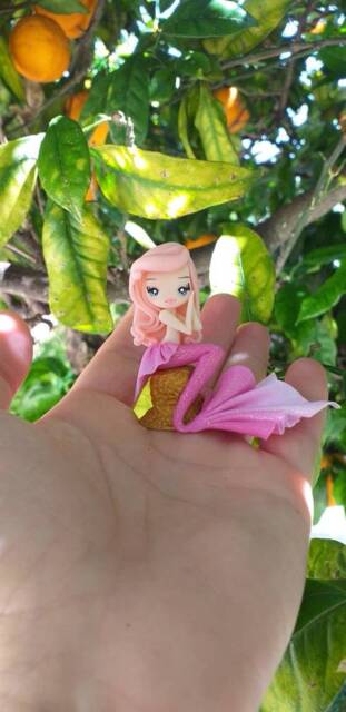 Figurine Mermaid in Fimo, Polymer Clay