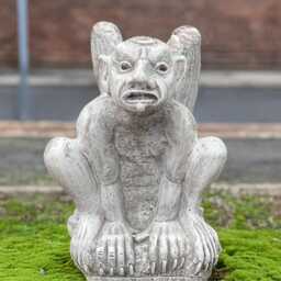 Stone Guardian Gargoyle Sculpture Concrete Garden Demon Figurine Cement Monster Outdoor Statue Handmade Art Gift - thumbnail 2