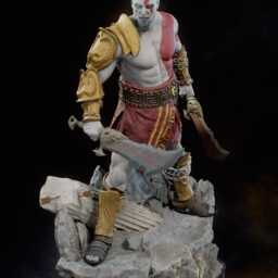 Revenge Incarnate - God-Slayer Mythic Dark Fantasy Kratos Resin Figure 16K - thumbnail 3
