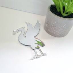 Liver Bird Acrylic Mirror Wall Art Personalized Engraving Options - thumbnail 2