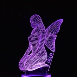 Personalised Fairy Led Night Light Kids Bedroom Decor - thumbnail 2