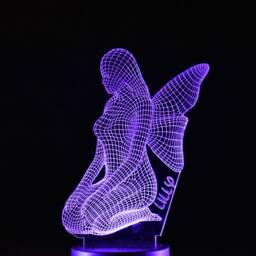Personalised Fairy Led Night Light Kids Bedroom Decor - thumbnail 4