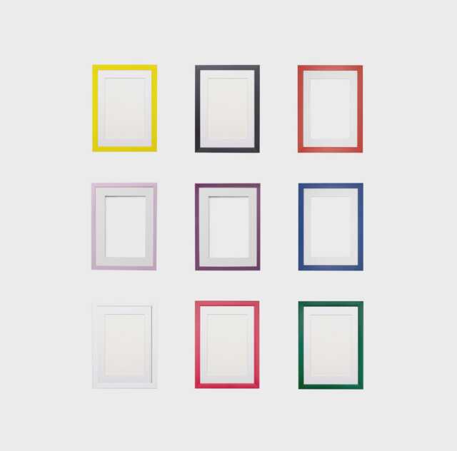 Colorful Rainbow Picture Frame A2, A3, A4, A5 Sizes With Picture Mounts - image 1